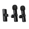 Borofone Lavalier wireless microphone BFK16A Winner Lightning black - 2 pieces