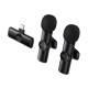 Borofone Lavalier wireless microphone BFK16A Winner Lightning black - 2 pieces