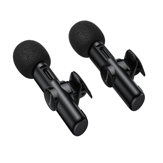 Borofone Lavalier wireless microphone BFK16A Winner Lightning black - 2 pieces