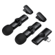 Borofone Lavalier wireless microphone BFK16A Winner Lightning black - 2 pieces