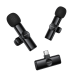 Borofone Lavalier wireless microphone BFK16A Winner Type C black - 2 pieces