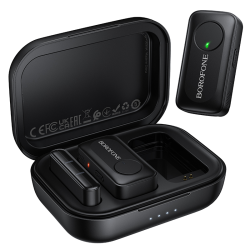 Borofone Lavalier wireless microphone BFK17 Lemai Type C black - 2 pieces