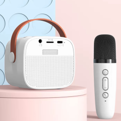 Blavec Ηχείο Karaoke με Ασύρματα Μικρόφωνα WS-07 Λευκό