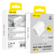 Blavec Wall charger BC-11 GaN - USB + 2xType C - QC PD 65W 3A with Type C to Type C cable white