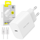 Blavec Wall charger BC-7 GaN4 - Type C - PD QC 45W 3A with Type C to Type C cable  white
