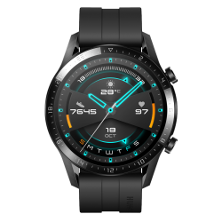 Huawei Watch GT 2 46mm με λουράκι Μαύρο