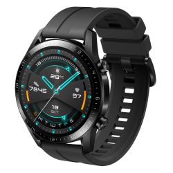 Huawei Watch GT 2 46mm με λουράκι Μαύρο
