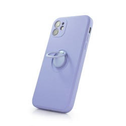 Back Case Silicon Ring iPhone 12 Μωβ
