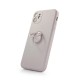 Back Case Silicon Ring iPhone 12 6.1' Γκρι Back Case Silicon Ring iPhone 12 6.1' Γκρι