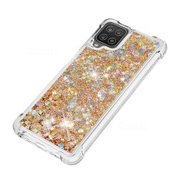 Liquid Sparkle TPU Case for Samsung A12 Χρυσό