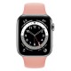 Rockrose band σιλικόνης Rough Jade για Apple Watch 42/44mm, Ροζ