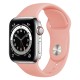 Rockrose band σιλικόνης Rough Jade για Apple Watch 42/44mm, Ροζ