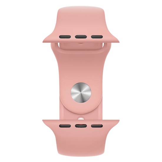 Rockrose band σιλικόνης Rough Jade για Apple Watch 42/44mm, Ροζ