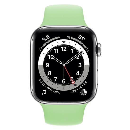 Rockrose band σιλικόνης Rough Jade για Apple Watch 42/44mm, mInt