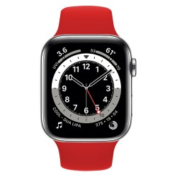 Rockrose band σιλικόνης Rough Jade για Apple Watch 42/44mm, Κόκκινο Rockrose band σιλικόνης Rough Jade για Apple Watch 42/44mm, Κόκκινο