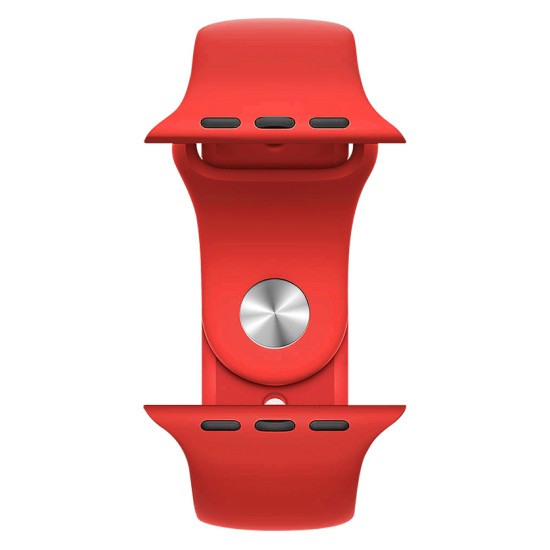 Rockrose band σιλικόνης Rough Jade για Apple Watch 42/44mm, Κόκκινο