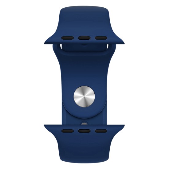 Rockrose band σιλικόνης Rough Jade για Apple Watch 42/44mm, Μπλε