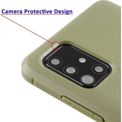 Volte-Tel Θήκη Samsung A21s A217 6.5" Carbon Rugged Camera Protective Πράσινο