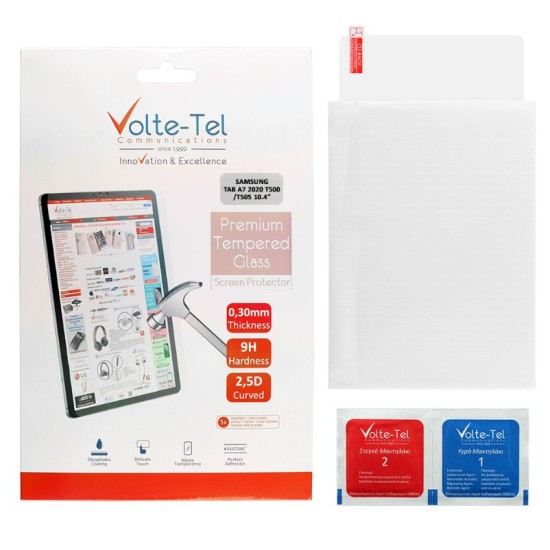 Volte-Tel Προστατευτικό τζαμάκι Tempered glass Samsung TAB A7 2020 T500/T505 10.4 Διάφανο