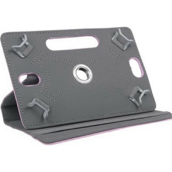 10.1 Inch Rotating Universal Tablet Leather Cover Μαύρο