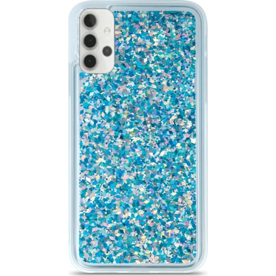 Back Case Liquid Sparkle TPU Samsung A32 4G Μπλε Back Case Liquid Sparkle TPU Samsung A32 4G Μπλε