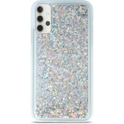 Back Case Liquid Sparkle TPU Samsung A32 4G Ασημί Back Case Liquid Sparkle TPU Samsung A32 4G Ασημί