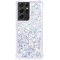 Back Case Liquid Sparkle TPU Samsung S21 Ultra Ασημί