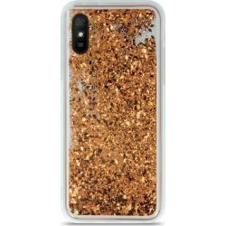 Back Case Liquid Sparkle TPU Xiaomi Redmi 9A / 9AT/ 9i Χρυσό