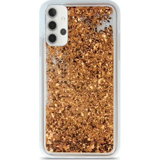 Back Case Liquid Sparkle TPU Xiaomi Redmi 9T Χρυσό Back Case Liquid Sparkle TPU Xiaomi Redmi 9T Χρυσό