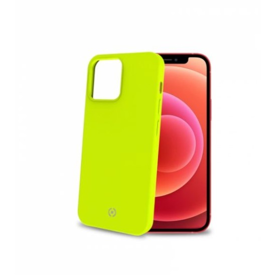 Celly Cromo Fluo iPhone 13 Backcover Κίτρινο