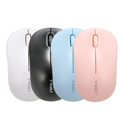 Q4 Quiet 2.4G ασύρματο ποντίκι για PC NoteBook Laptop Χρώμα Ροζ
