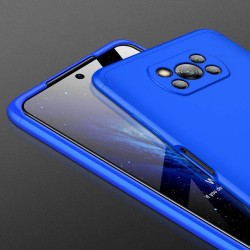 GKK 360 Protection Case Front and Back Case Full Body Cover Xiaomi Poco X3 NFC / Poco X3 Pro blue