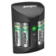Φορτιστής Energizer + 4 Μπαταρίες AA 2000ma