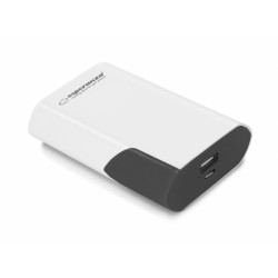 Esperanza Power Bank Universal 6000 mAh Άσπρο Μαύρο