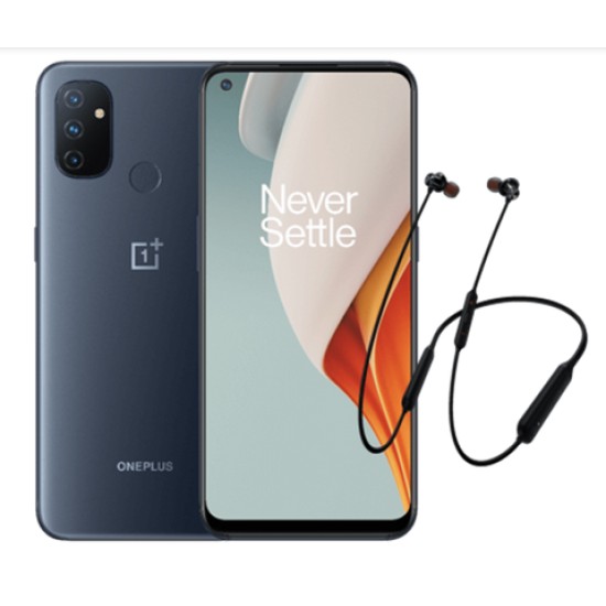 Oneplus Nord N100 Dual 4G 64GB Midnight Frost + Bluetooth Ακουστικά OnePlus