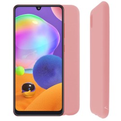 Volte-Tel Θήκη για Samsung A31 A315 6.4" Silicon TPU Camera Guard Ροζ