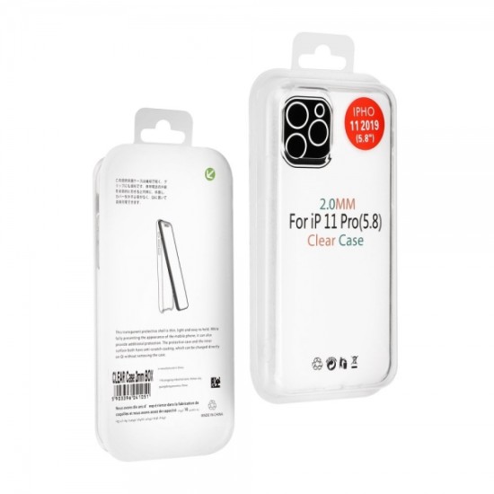 Θήκη Σιλικόνης iS Clear 2mm Xiaomi Redmi Note 9S / Note 9 Pro / Note 9 Pro Max Backcover Διάφανο
