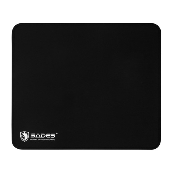 Sades Gaming Mouse Pad Zap, Cloth, Rubber base, 320 x 270mm Μαύρο