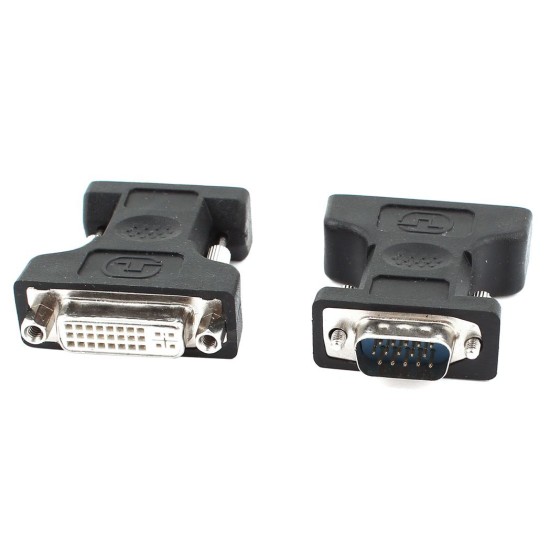 Powertech Adapter VGA 15P M σε DVI-I 24+5 F, συμβατό και με 24+1
