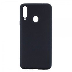 Θήκη Senso Soft Touch Samsung A20s Μαύρο Backcover