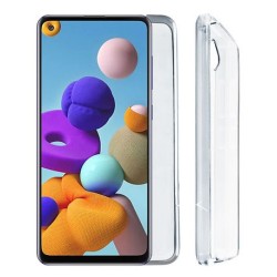 Volte-Tel Θήκη Samsung A21s A217 6.5" Slimcolor Air TPU Camera Guard Διάφανο