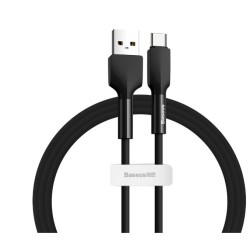 Baseus καλώδιο USB σε USB Type-C CATGJ-A01 σιλικόνης, 2A, 2m, Μαύρο