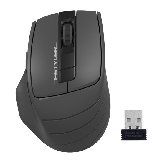 A4Tech ασύρματο ποντίκι FG30 Fstyler series, 2000DPI, 6 πλήκτρα, Γκρι
