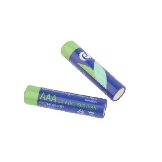 Energenie επαναφορτιζόμενες μπαταρίες Ni-Mh AAA 1000mAh (2 Τεμάχια)