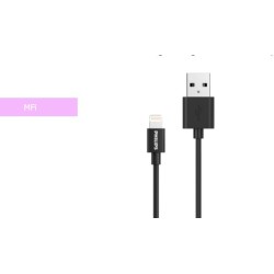 Philips καλώδιο USB σε Lightning DLC3104V-00, 1.2m, Μαύρο