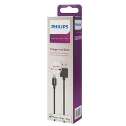 Philips καλώδιο USB σε Lightning DLC3104V-00, 1.2m, Μαύρο