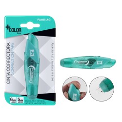 MP διορθωτική ταινία PA405-AG, 5mm, 6m, πετρόλ