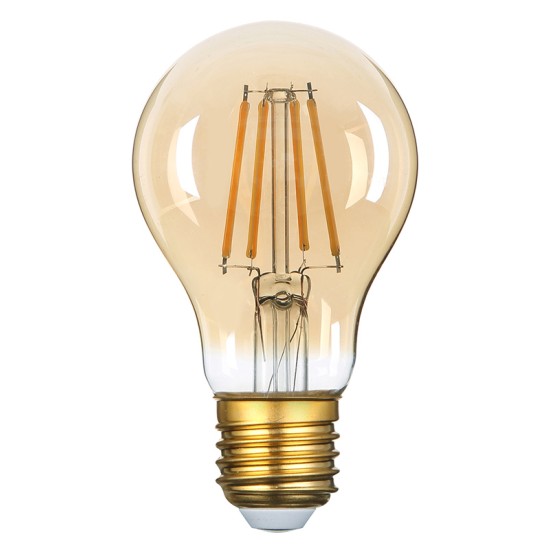 Optonica LED λάμπα A60 Filament 1796, 8W, 2500K, E27, 700LM Θερμό Λευκό