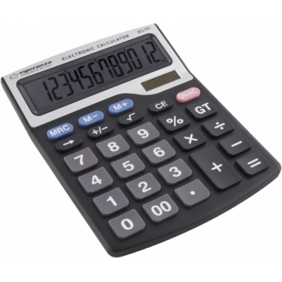 Esperanza Desktop Calculator Μαύρο / Γκρι