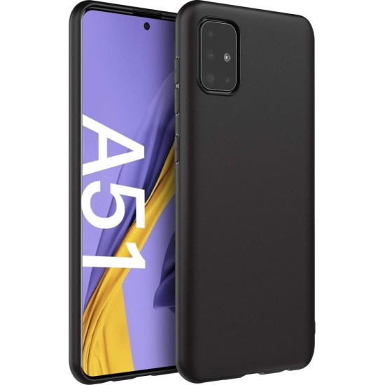 Back Case Matt Samsung A51 Μαύρο